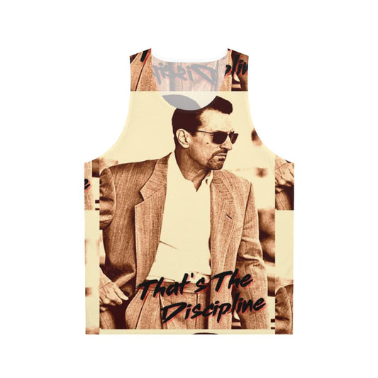 Unisex tank top with iconic portrait of Robert De Niro and Al Pacino from the movie 'Heat'