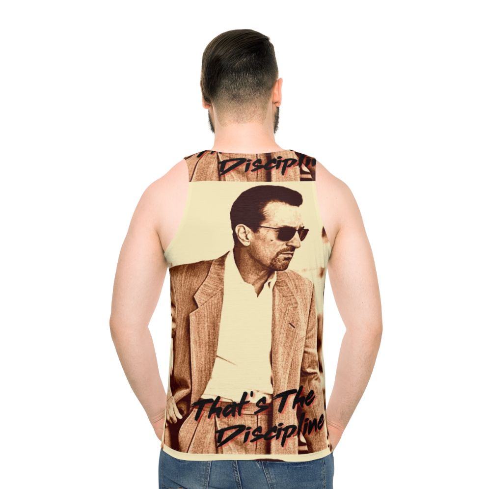Unisex tank top with iconic portrait of Robert De Niro and Al Pacino from the movie 'Heat'