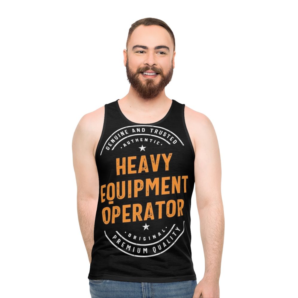Heavy Equipment Operator Unisex Tank Top