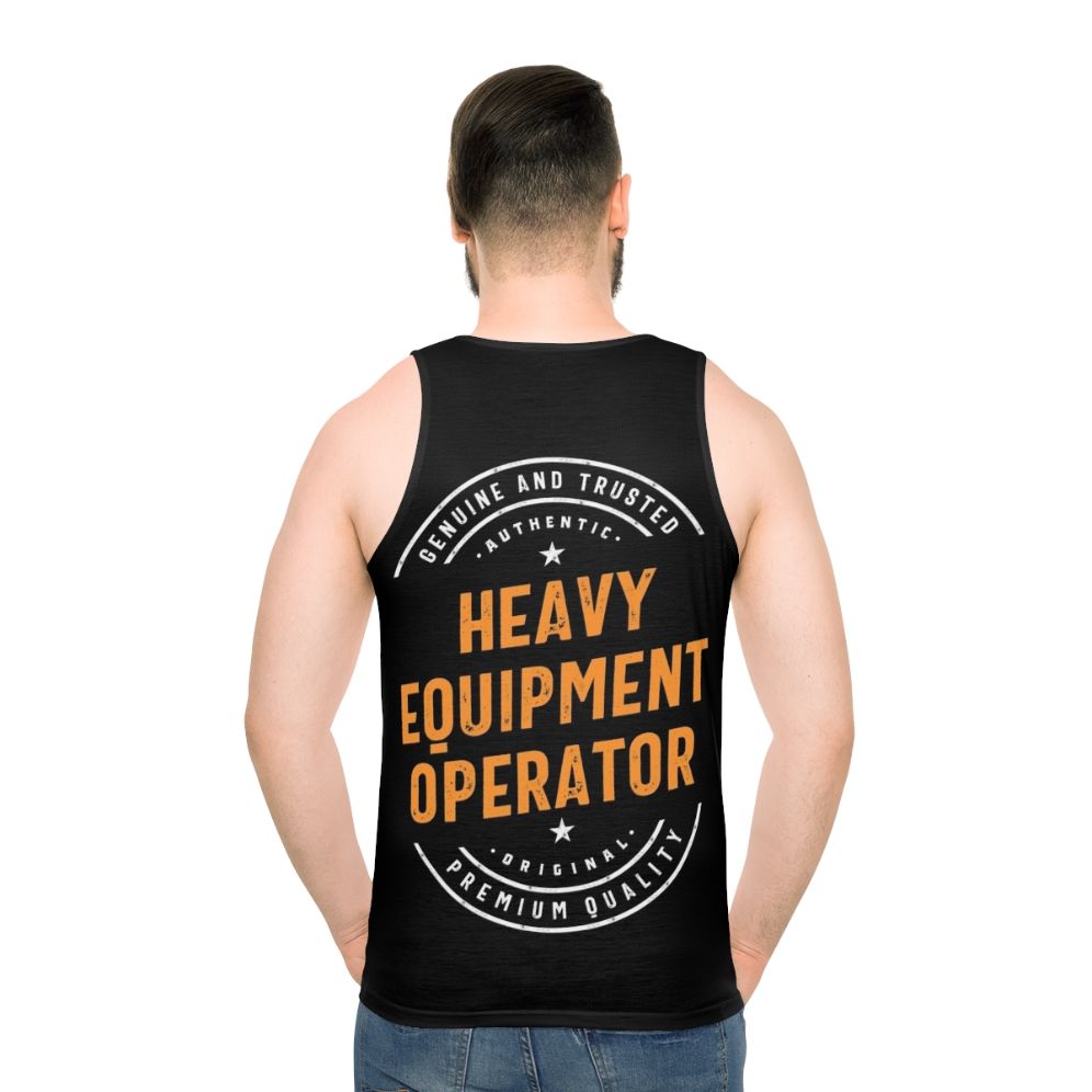 Heavy Equipment Operator Unisex Tank Top