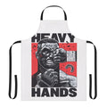 Heavy Hands Graphic Apron featuring a bold, striking design inspired by combat sports