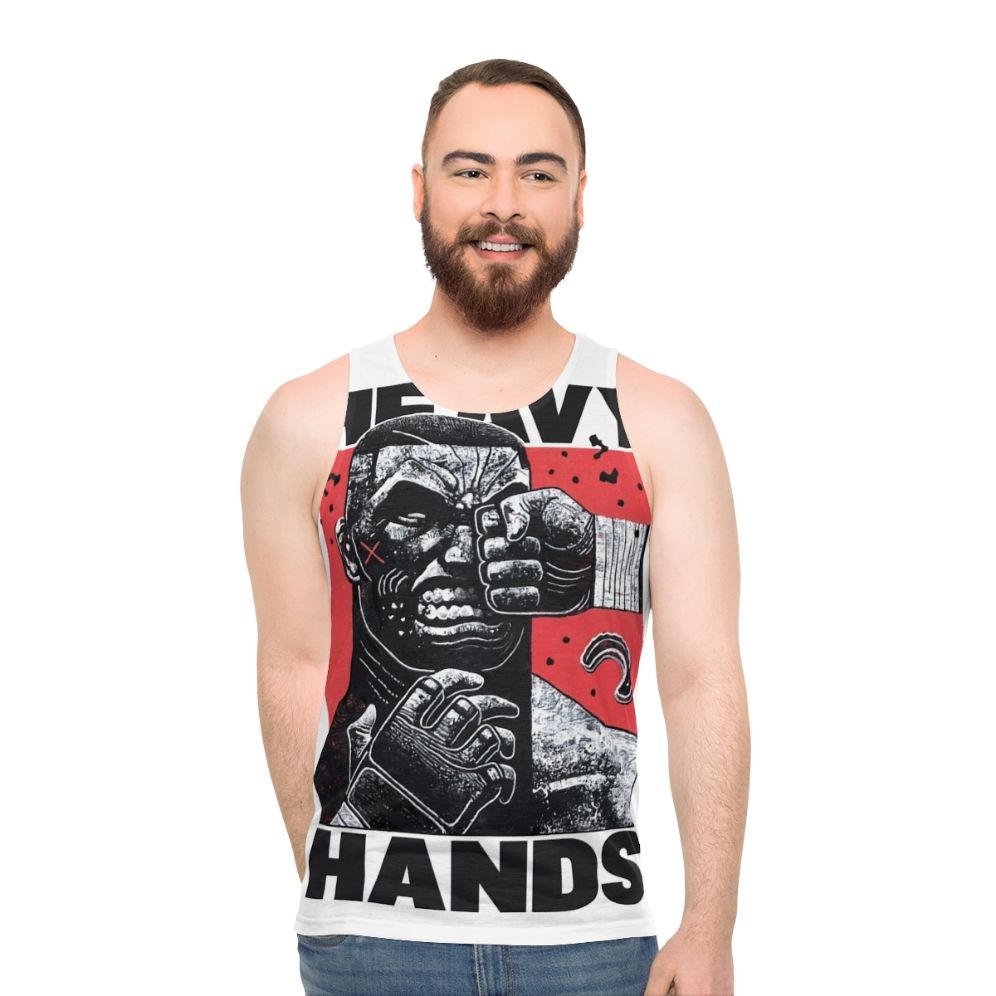 Heavy Hands graphic tank top