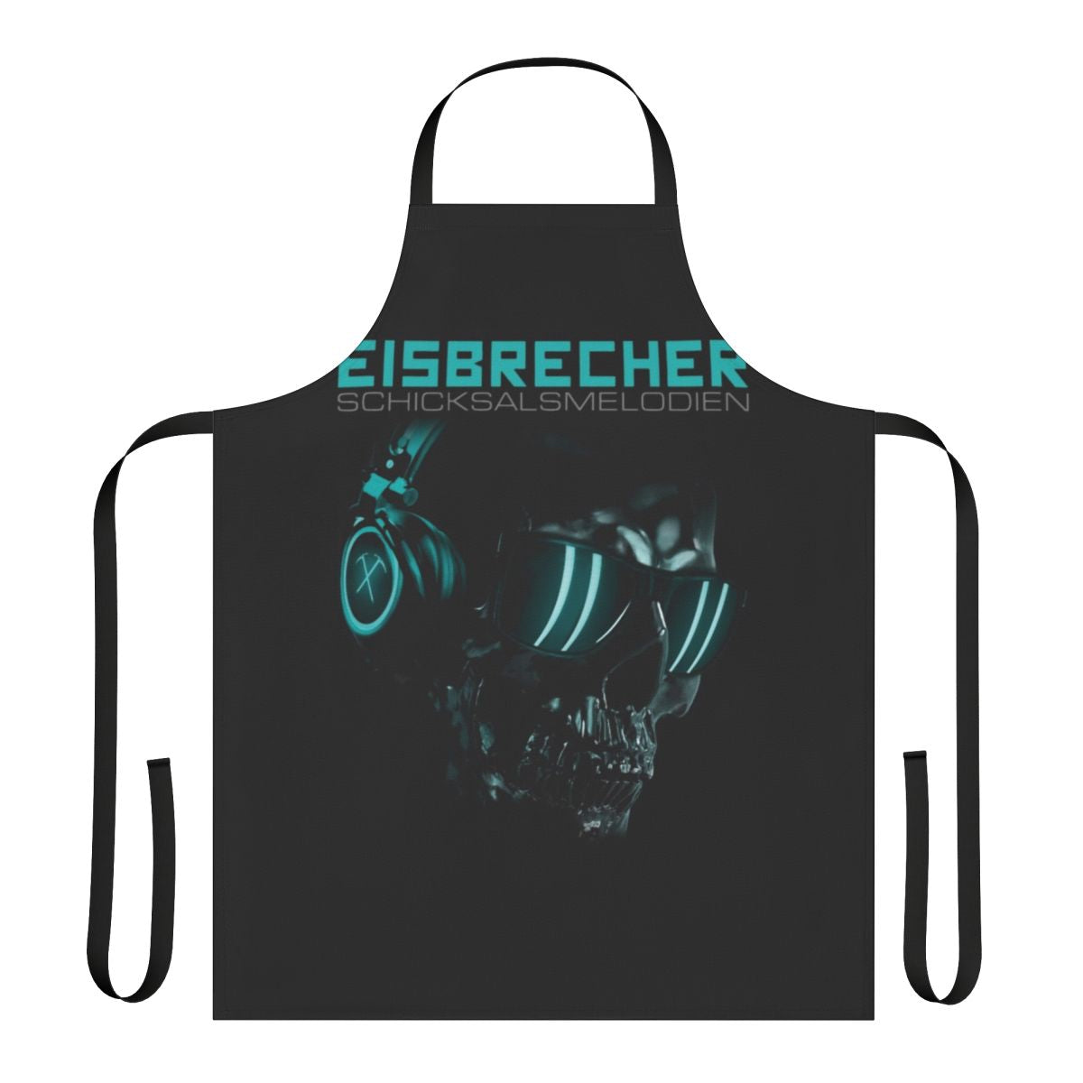 Heavy metal band inspired apron featuring the Eisbrecher band logo