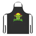 Necrogoblikon inspired cooking apron with a heavy metal design
