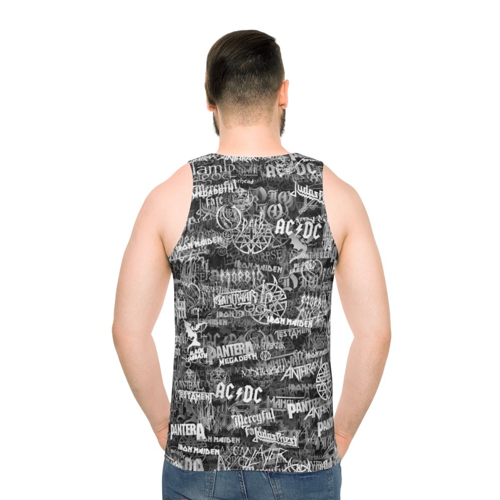 Heavy metal band unisex tank top