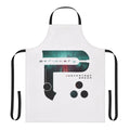 Heavy metal inspired apron with Juggernaut Omega branding