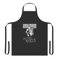 Heavy metal inspired apron featuring Lindemann band logo and symbols