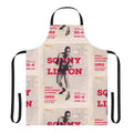 Heavyweight boxer inspired apron with a classic 1960s boxing design