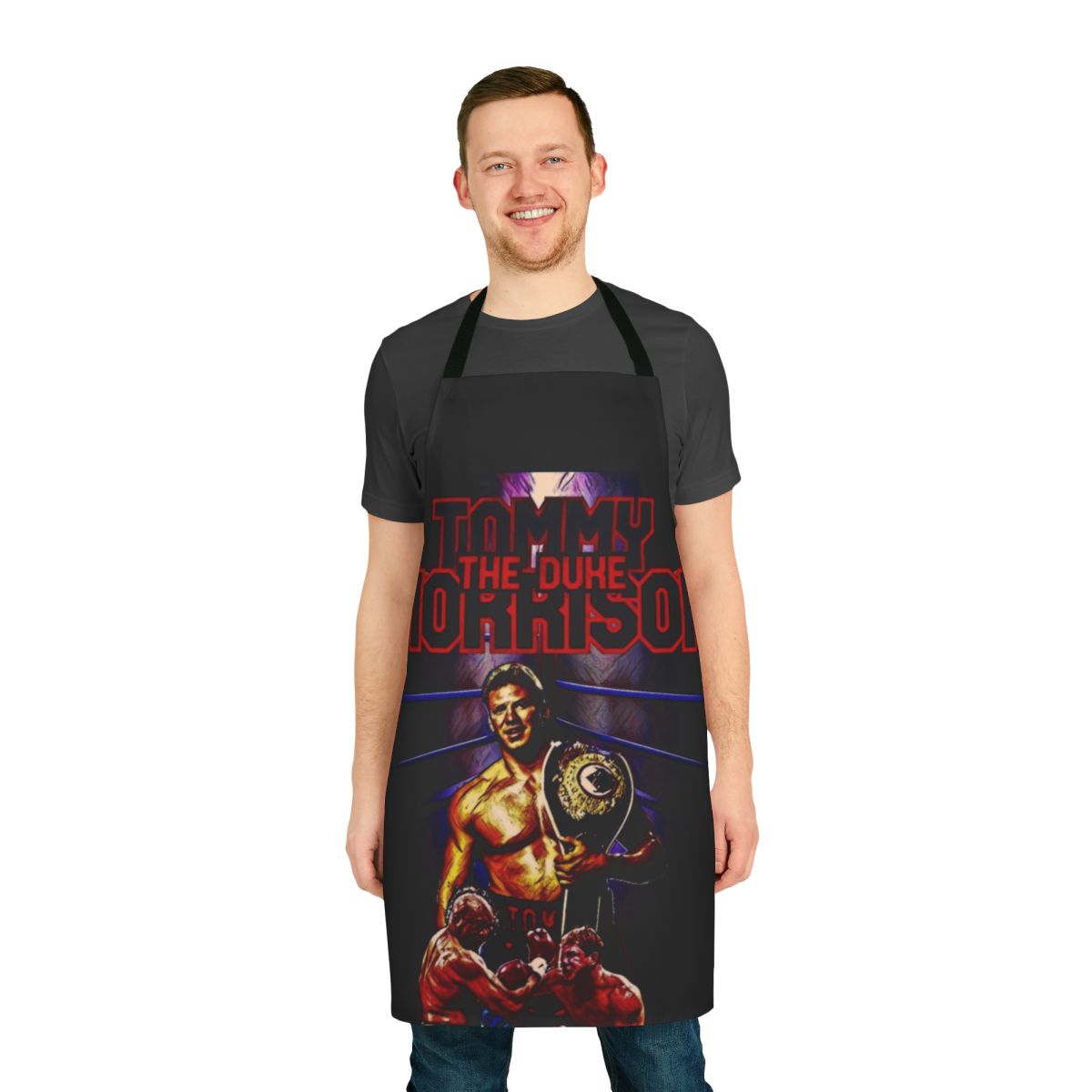 Tommy Morrison boxing champion inspired apron