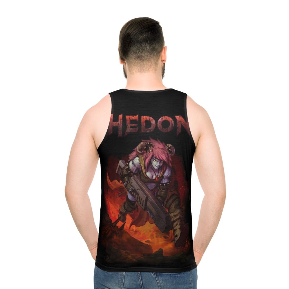 Hedon gaming fantasy character unisex tank top