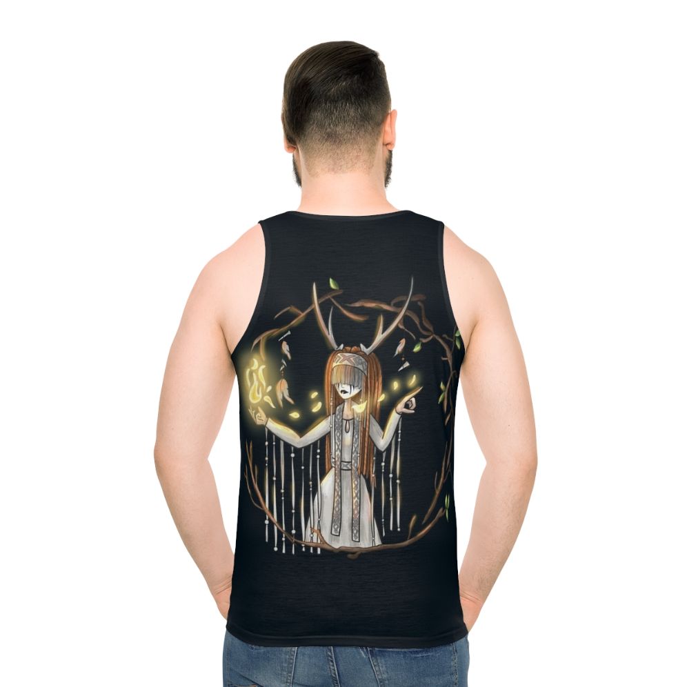 Heilung inspired unisex tank top with fantasy Celtic and Nordic elements