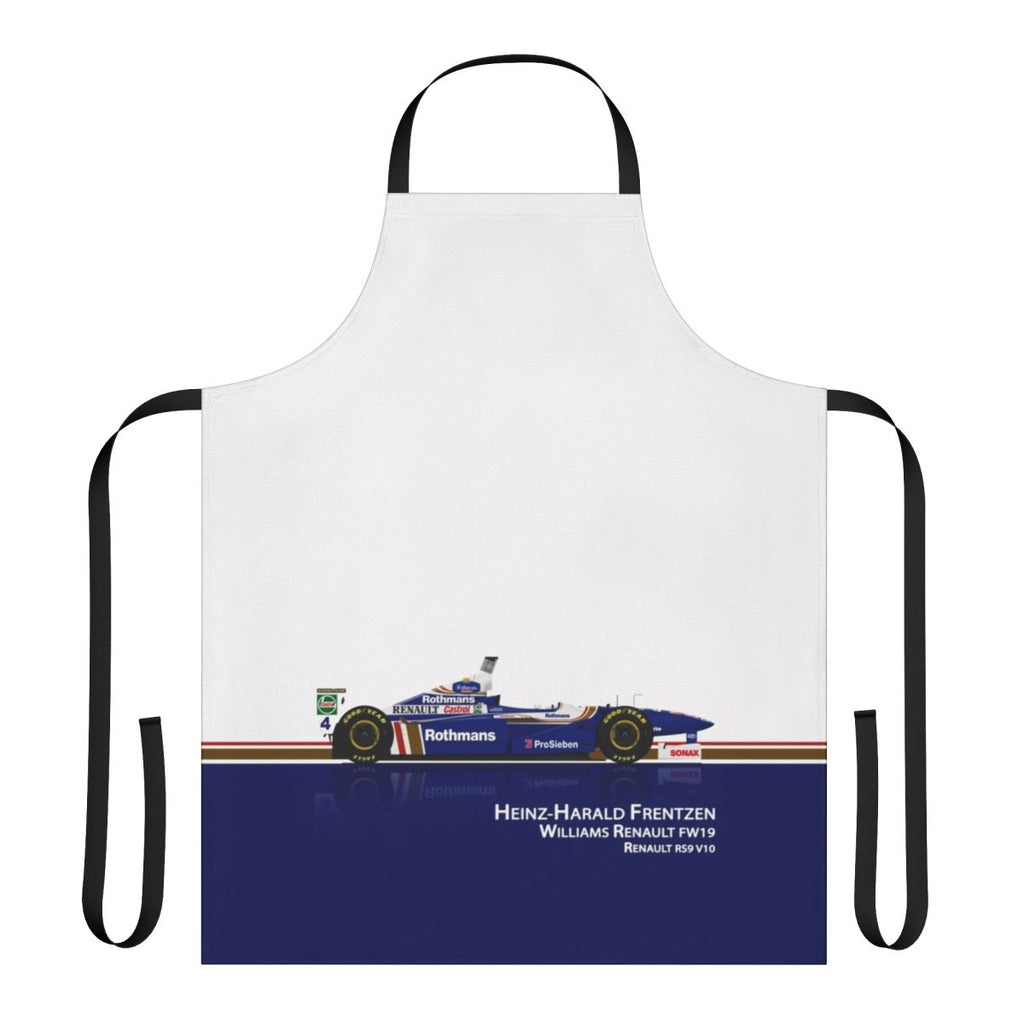 Heinz Harald Frentzen Williams FW19 inspired apron featuring the classic racing livery