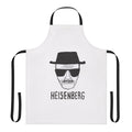 Breaking Bad-inspired Heisenberg drawing on a classic cooking apron