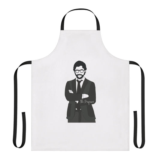 Apron featuring characters from the popular Netflix series Money Heist/La Casa de Papel