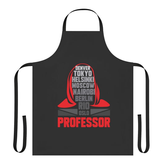 Money Heist inspired apron with a hood design