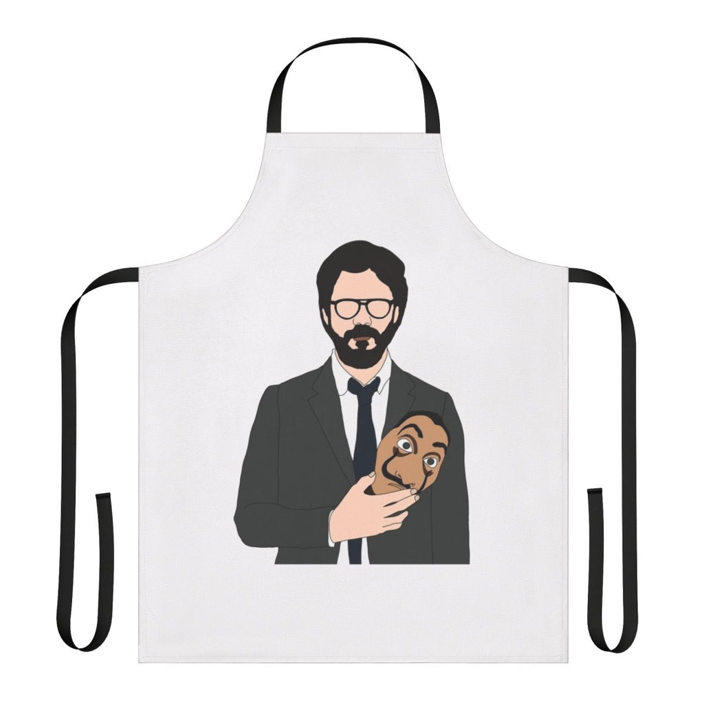 Apron featuring the Professor from the Netflix series Money Heist
