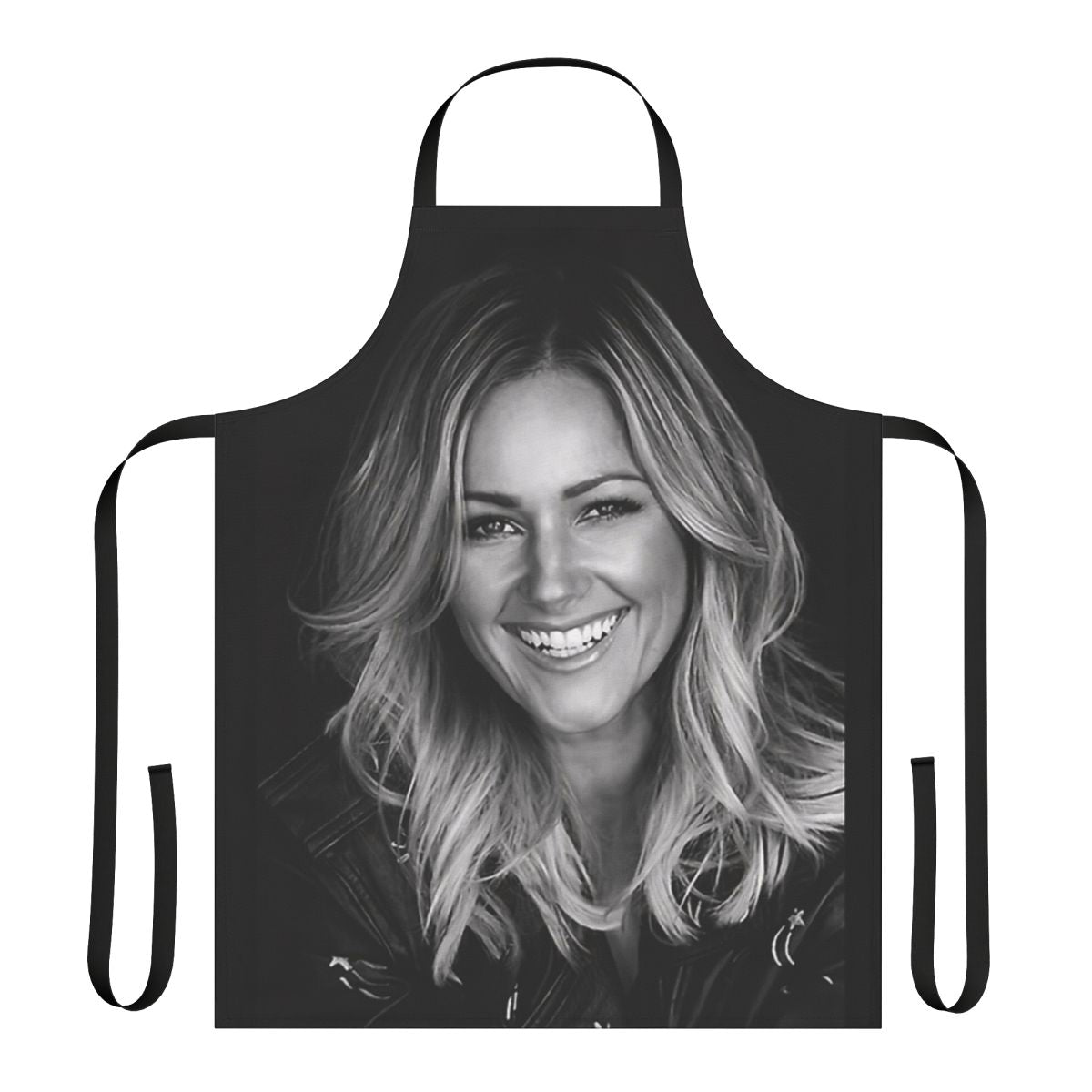 Helene Fischer Inspired Apron with Vintage Photocollage Design