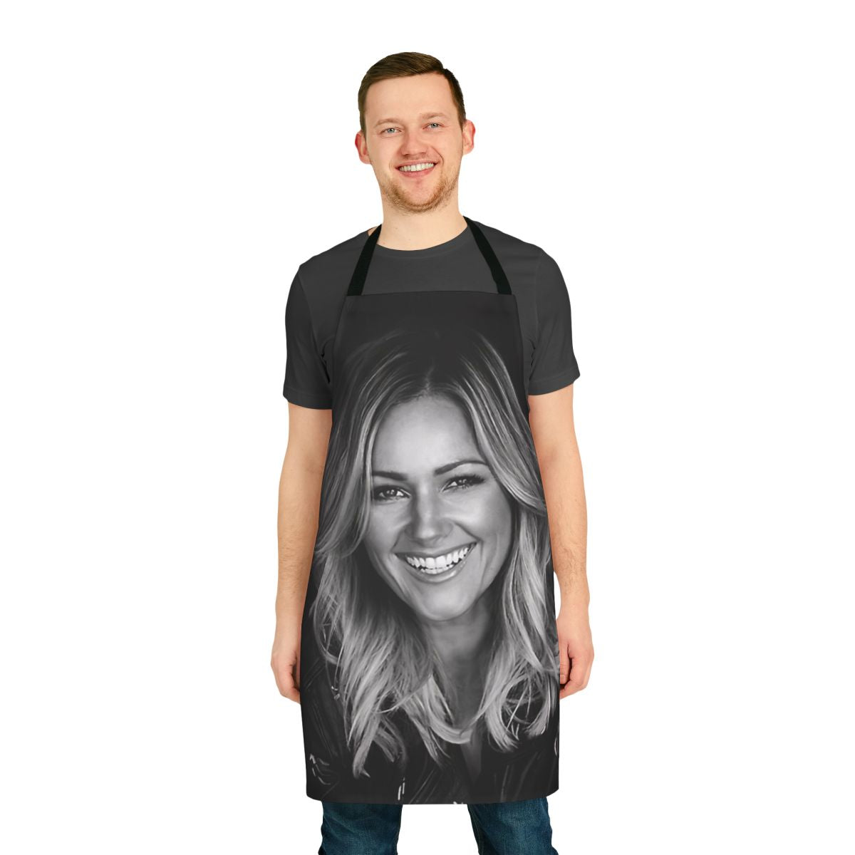 Helene Fischer Inspired Apron with Vintage Photocollage Design
