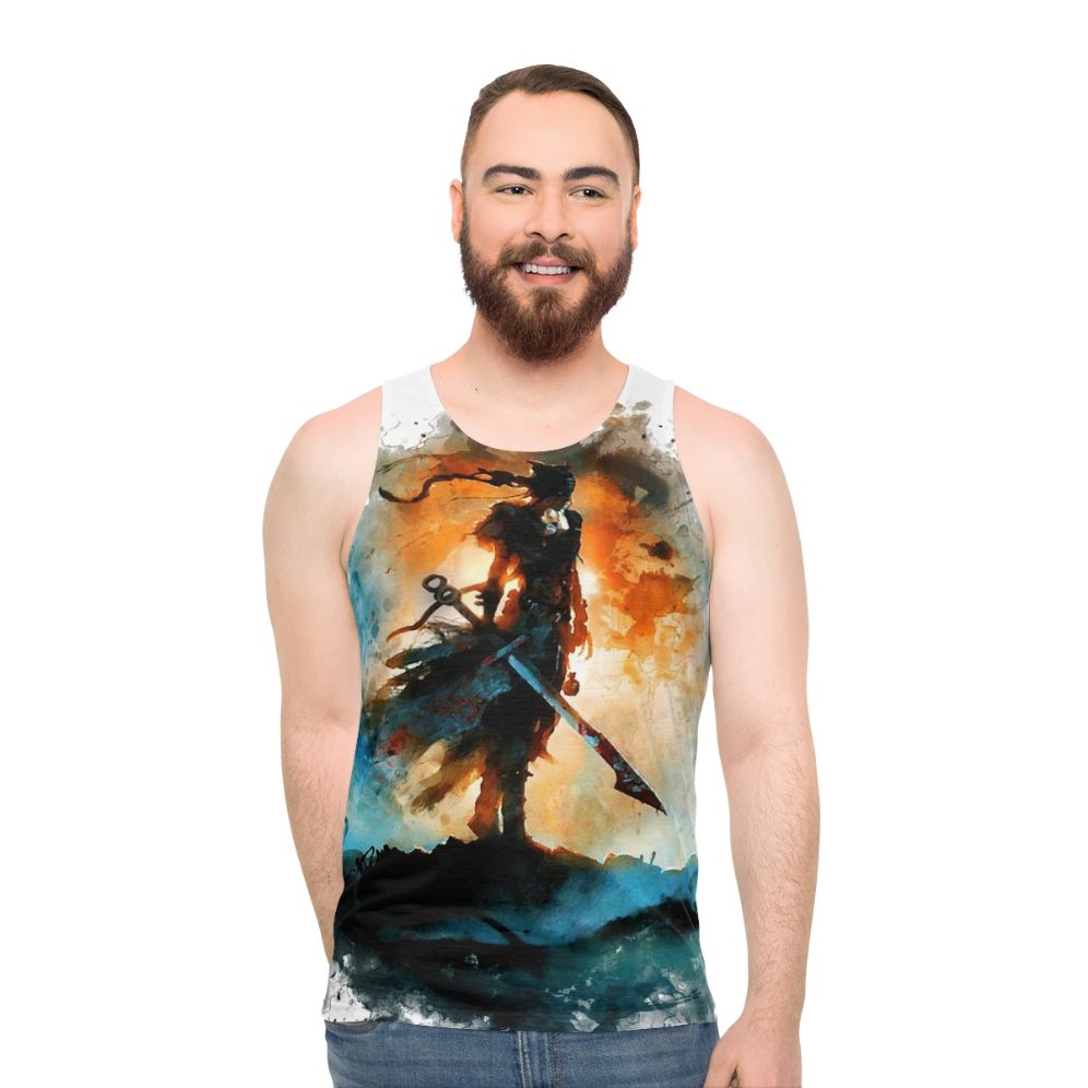 Hellblade: Senua's Sacrifice unisex tank top featuring Norse mythology
