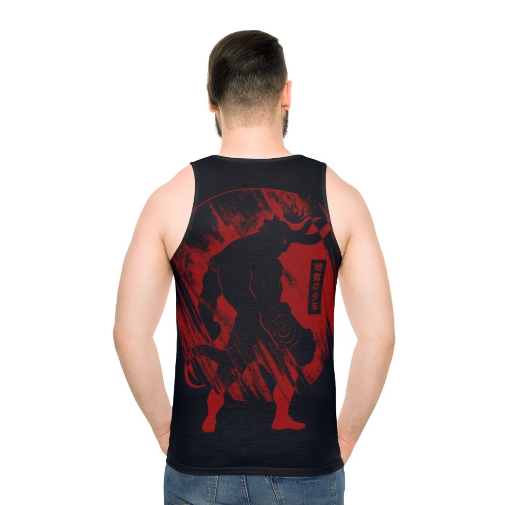 Hellboy inspired unisex tank top