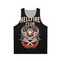 Hellfire Club unisex tank top with Stranger Things-inspired design