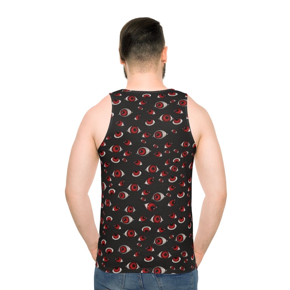 Hellsing Alucard creepy eyes dark anime pattern unisex tank top