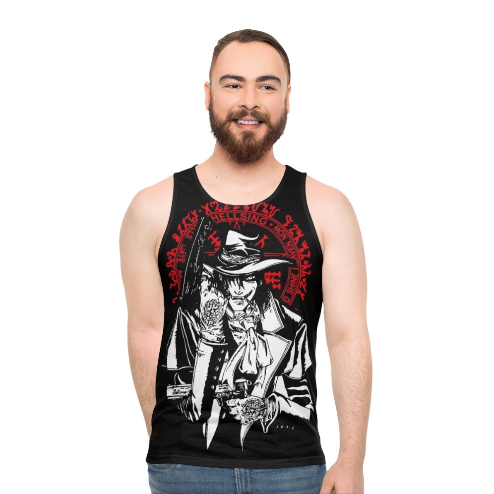 Hellsing Alucard Anime Manga Vampire Hunter Unisex Tank Top