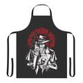 Hellsing-inspired Alucard vampire apron featuring the iconic Hellsing symbol and design