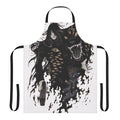 Hellsing-Inspired Gothic Horror Apron with Alucard, Vampire, and Blood Imagery