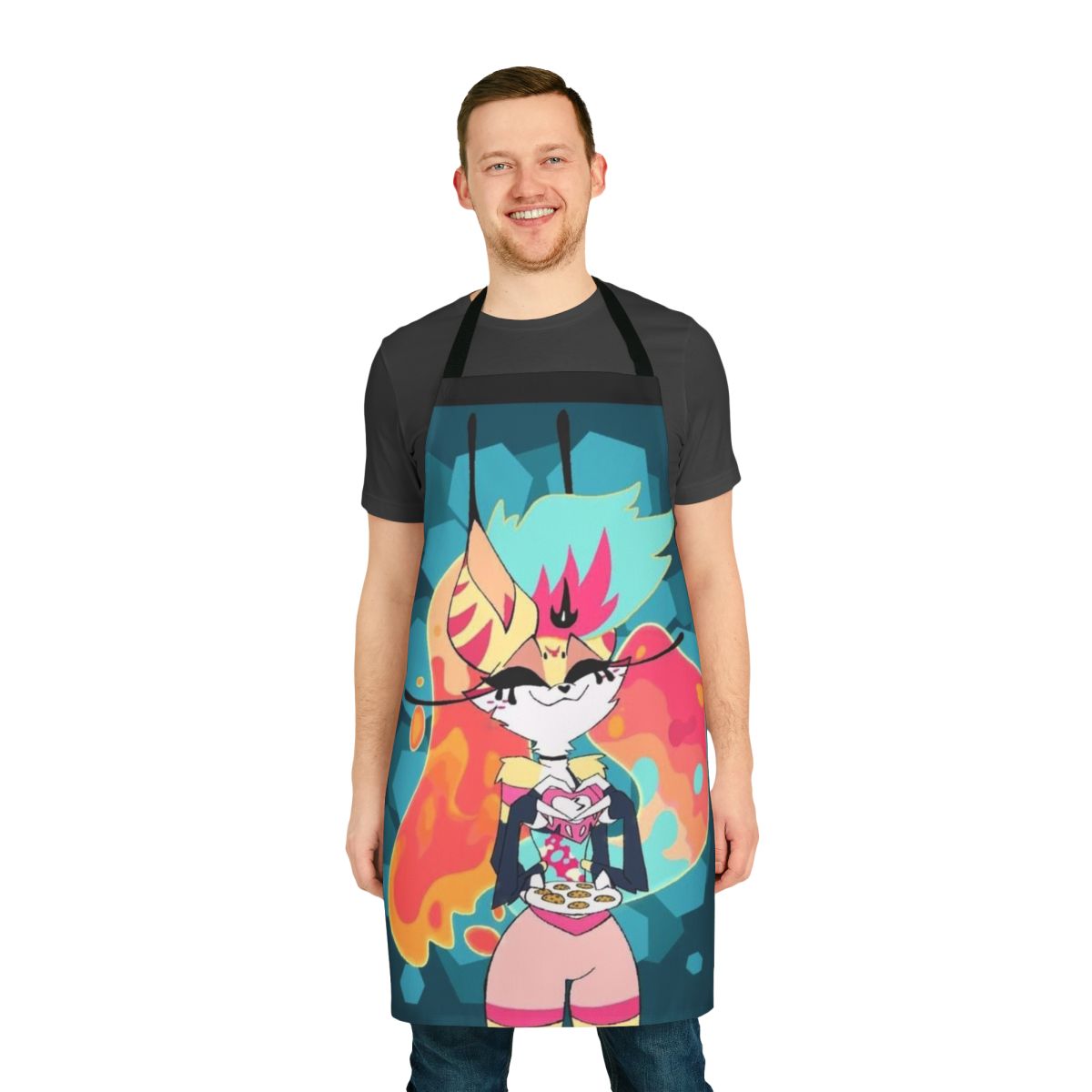 Helluva Boss Beelzebub-themed apron for fans