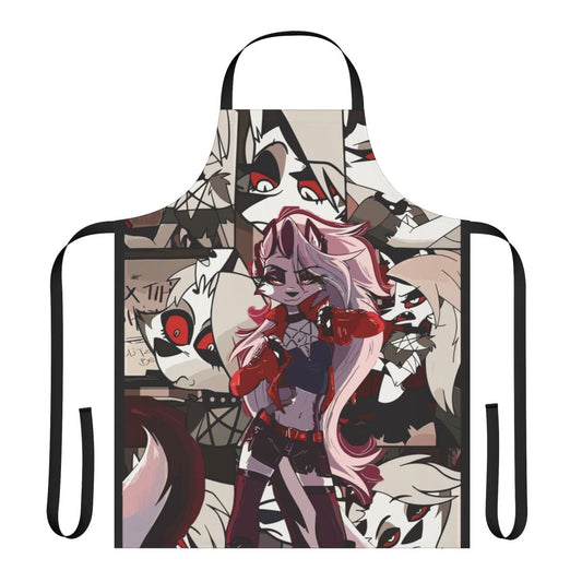 Helluva Boss Loona Apron with Cartoon Imp Design