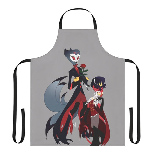 Helluva Boss Stolas themed apron with character art