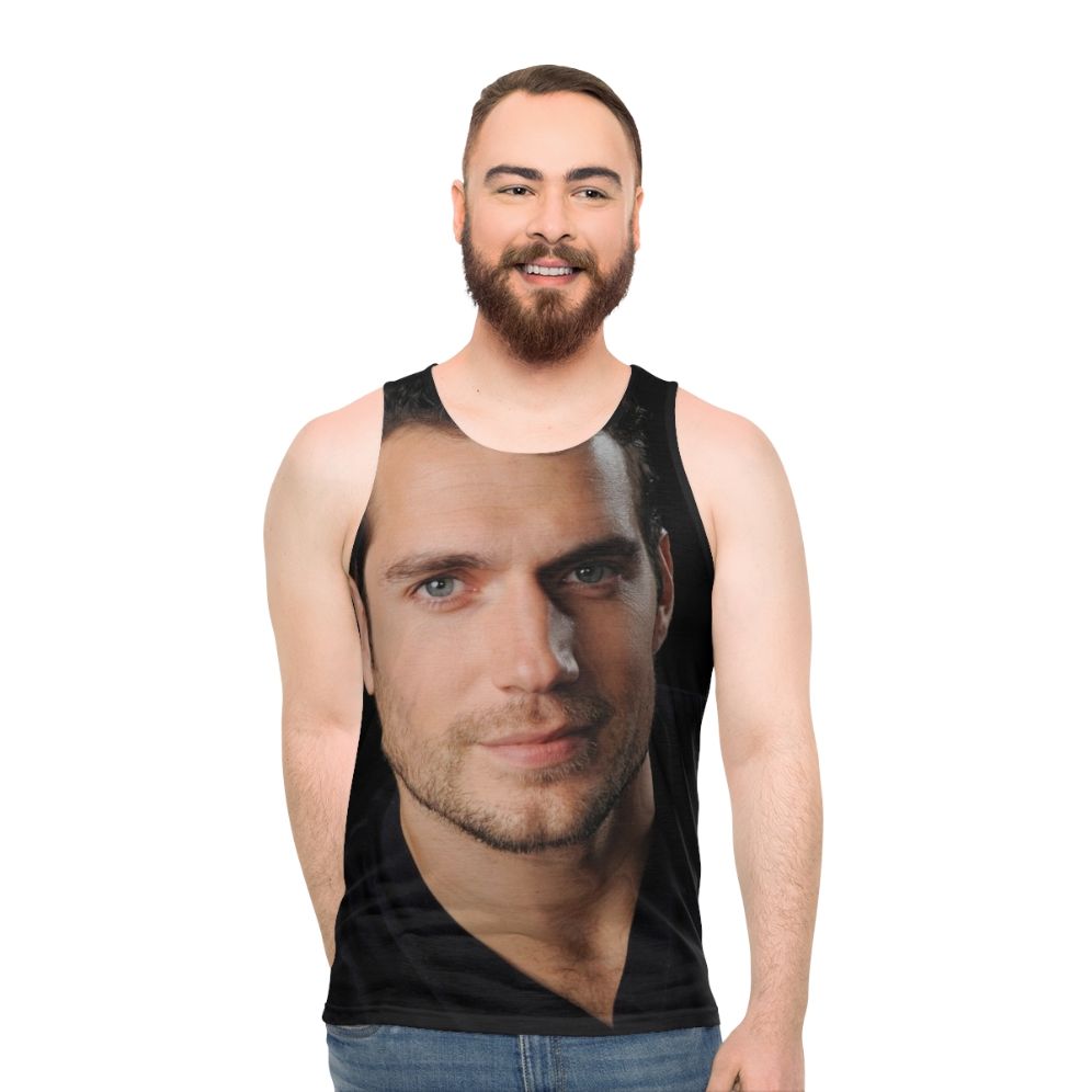 Henry Cavill Unisex Superhero Tank Top