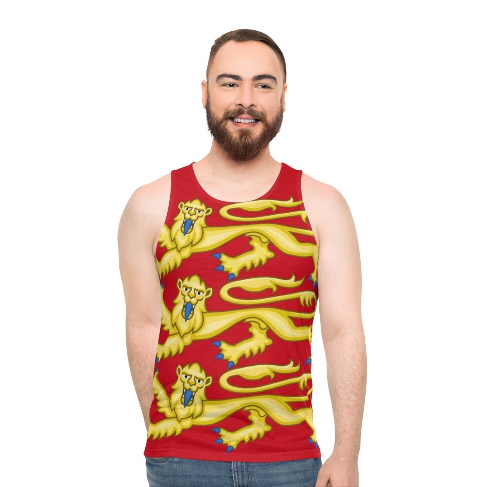 Heraldic British Royal Arms Unisex Tank Top
