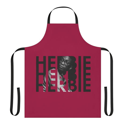 Herbie Hancock inspired apron featuring jazz music and piano elements