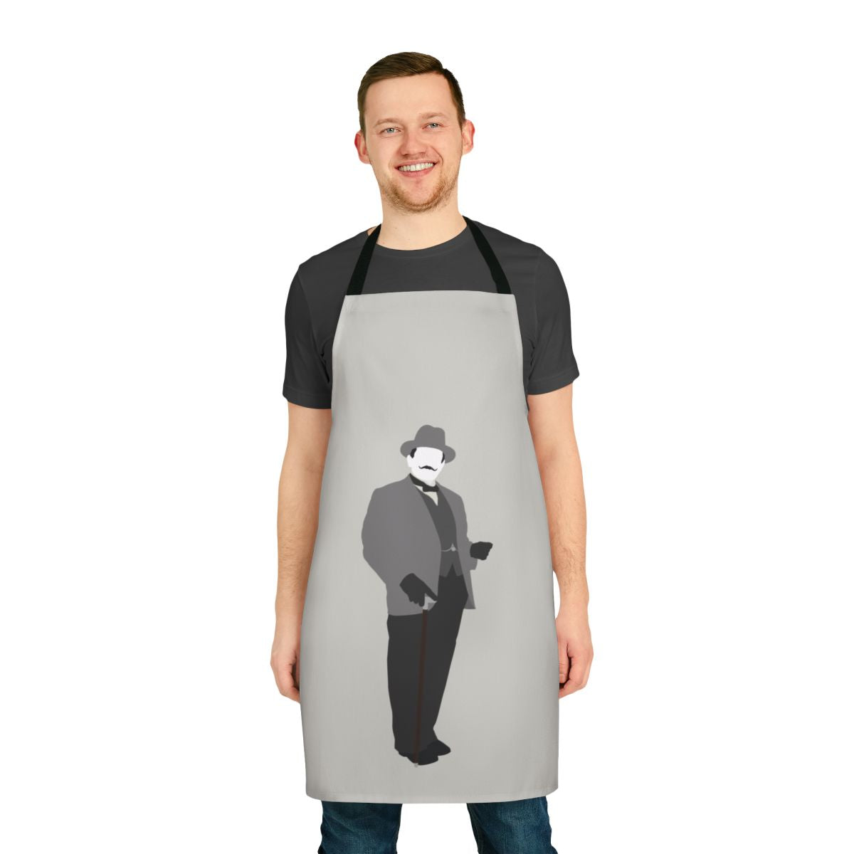 Hercule Poirot Detective Themed Cooking Apron
