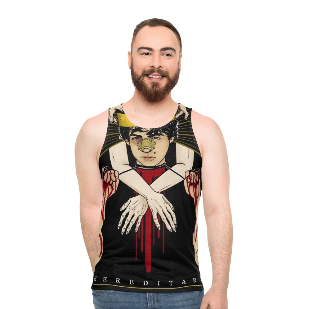 Hereditary horror movie unisex tank top