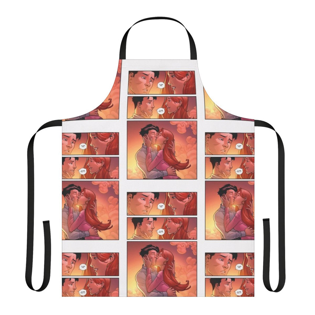Invincible-inspired Atom Eve-themed apron for superhero and comic book enthusiasts