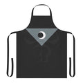 Midnighter-themed superhero apron featuring a bold black and white design
