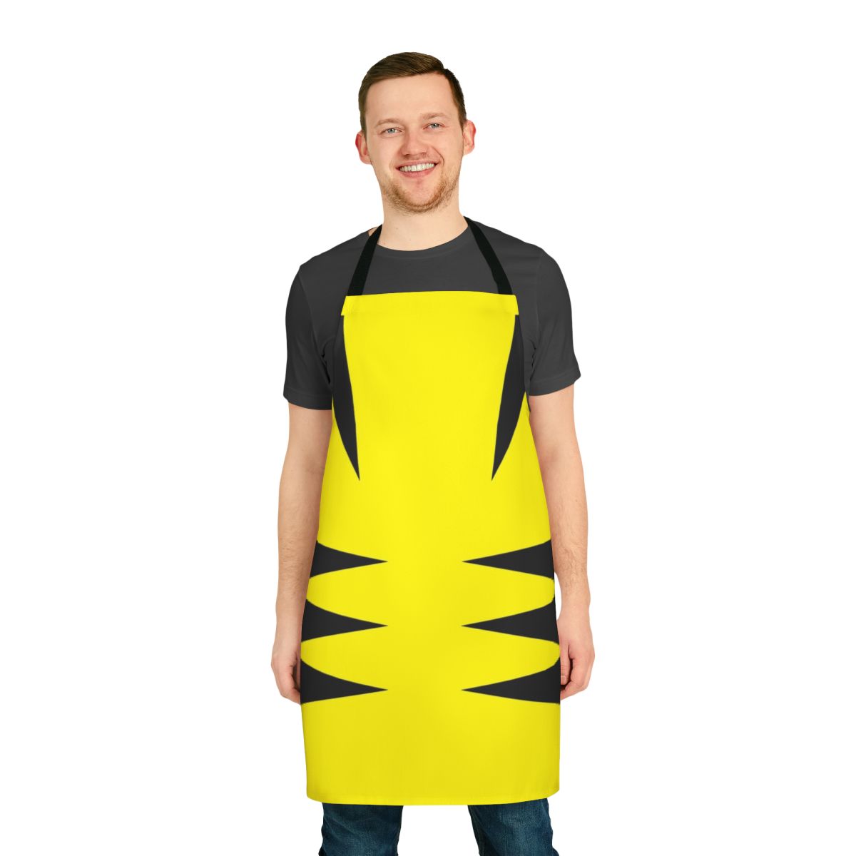 Superhero apron inspired by Wolverine from the X-Men comics and movies