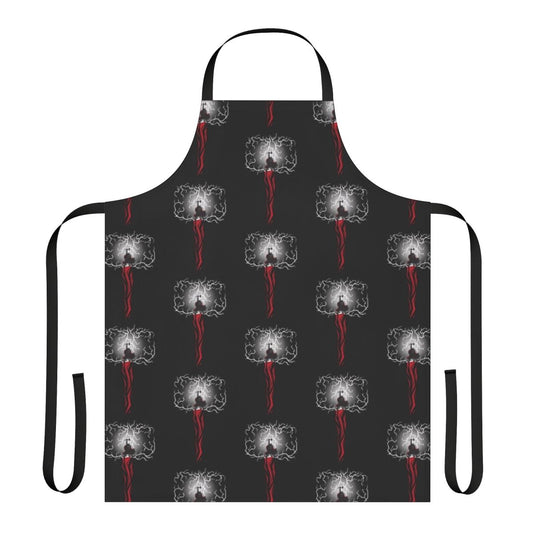Heroic Thor-Inspired Apron with Mjolnir Hammer Design