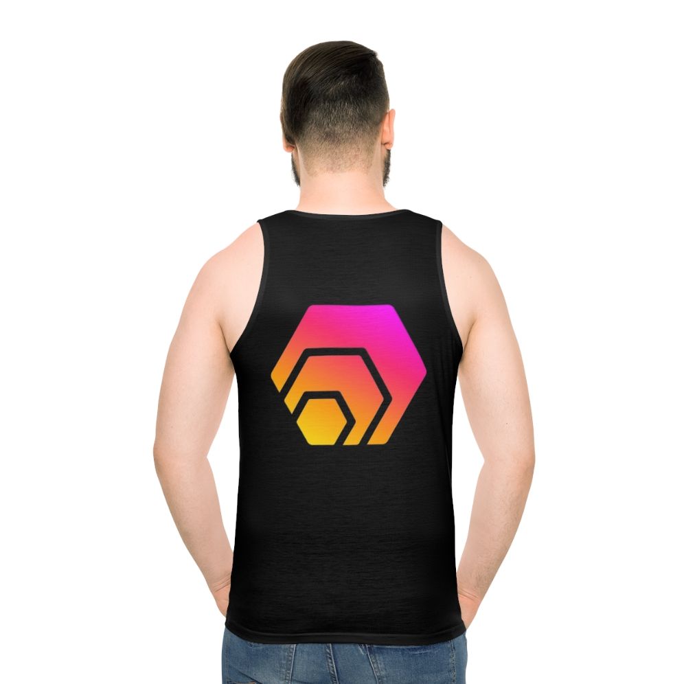 Hex Crypto Unisex Tank Top with Hexagon Logo