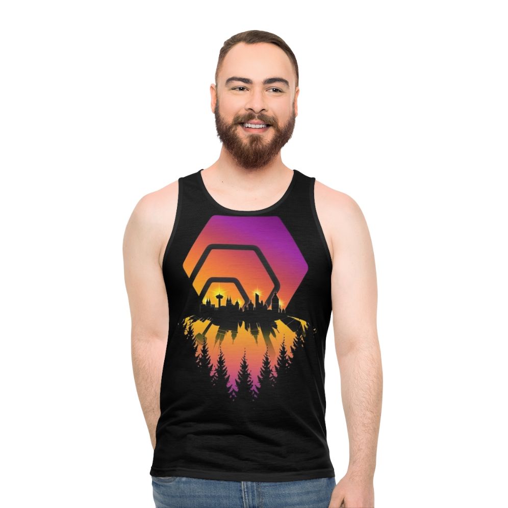 Hex Crypto Unisex Tank Top