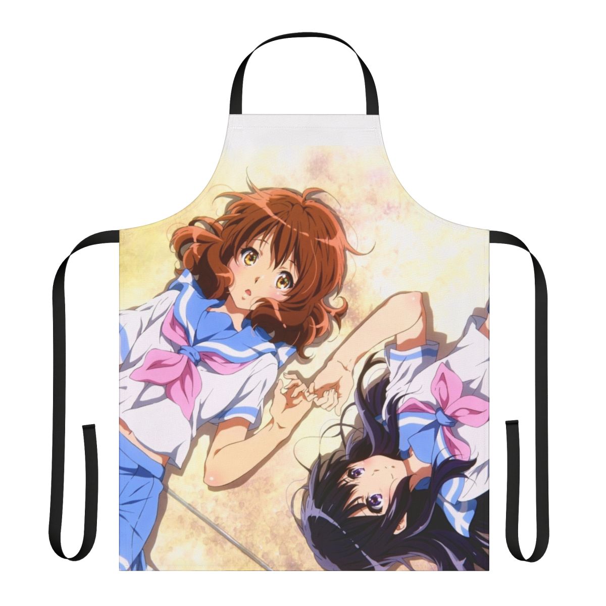 Hibike Euphonium inspired apron featuring Kumiko Oumae and Reina Kousaka
