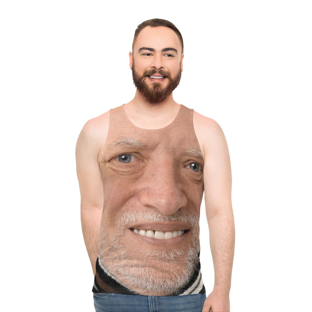 Hide The Pain Harold Meme Unisex Tank Top