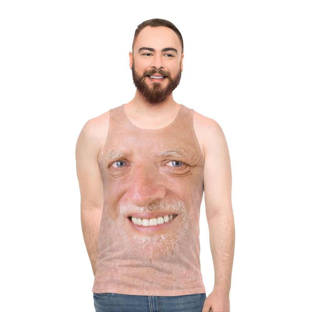 Hide the Pain Harold Unisex Tank Top