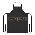 Assassin's Creed Origins inspired apron with Egyptian hieroglyphic design