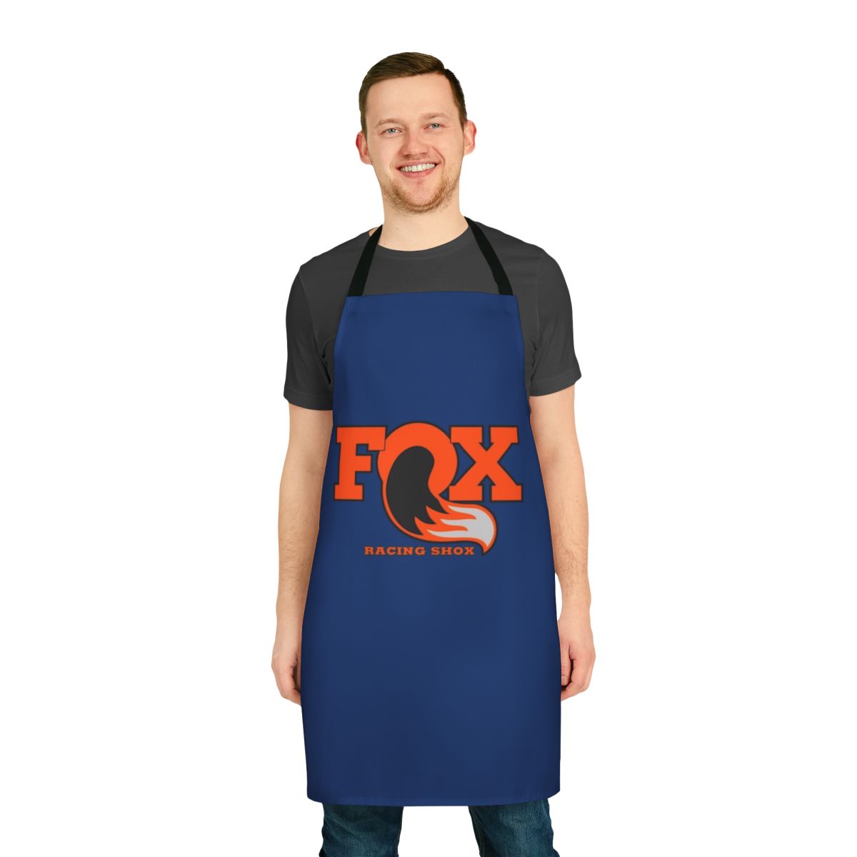 Fox Racing Shox Orange Apron for Off-Road Motorcycles and Dirt Bikes