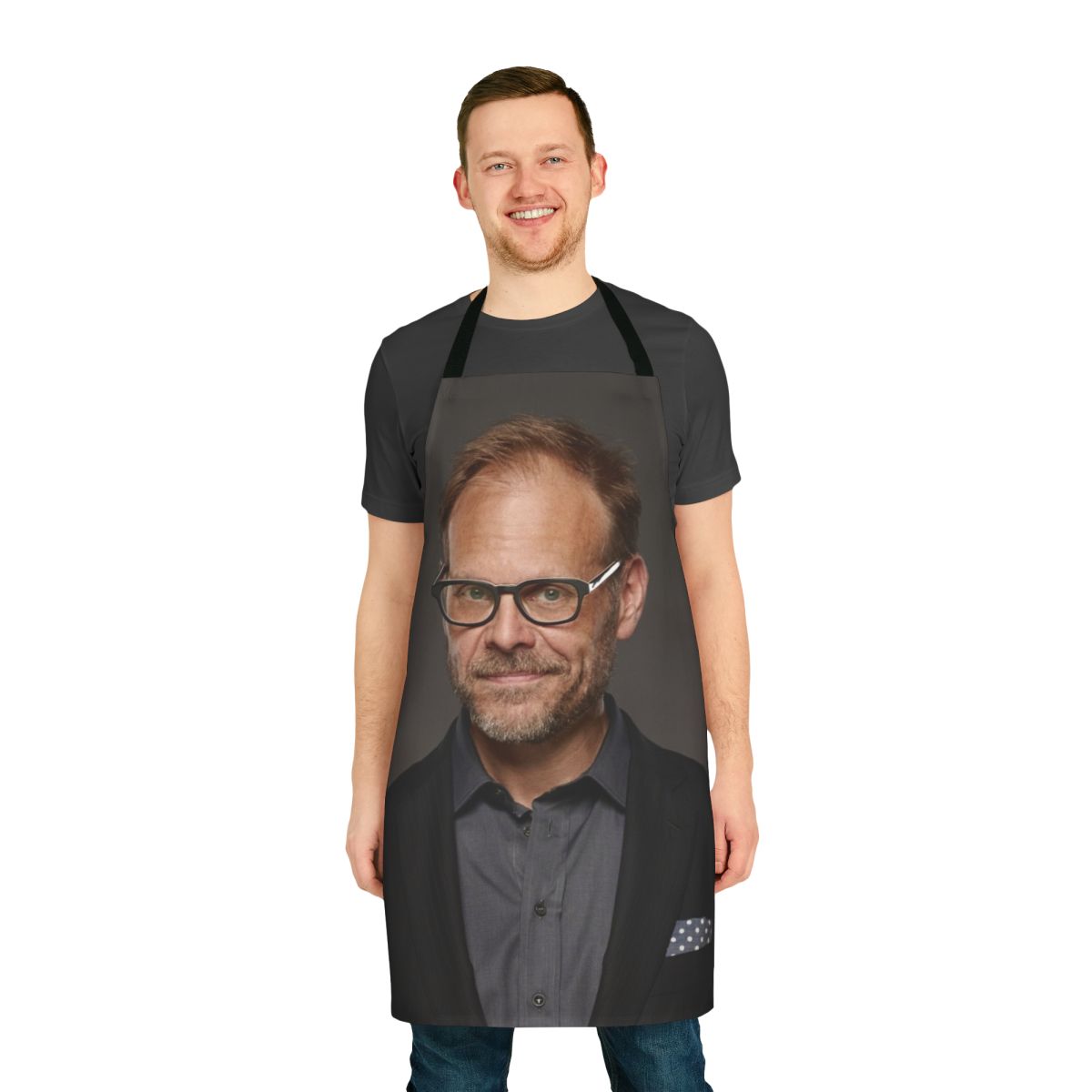 Alton Brown-style apron for cooking and kitchen use