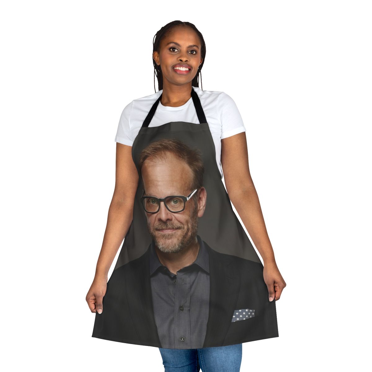 Alton Brown-style apron for cooking and kitchen use